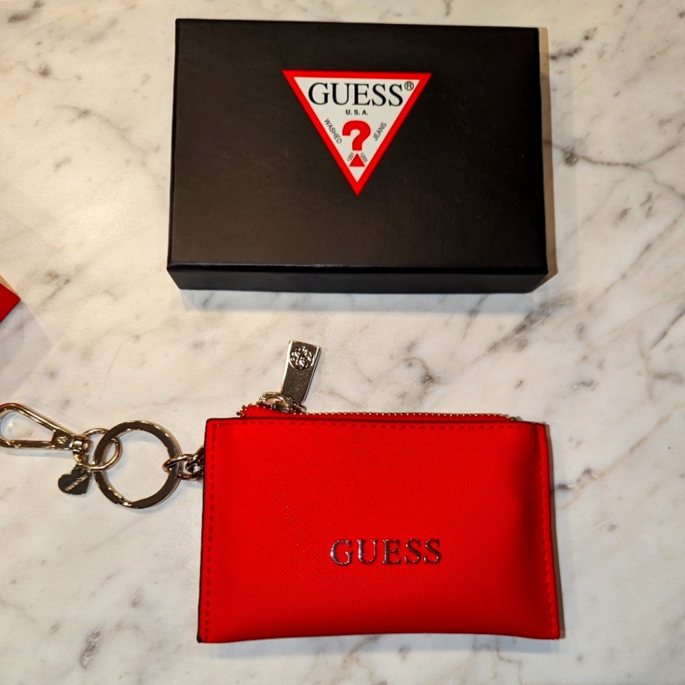 Guess wallet leather